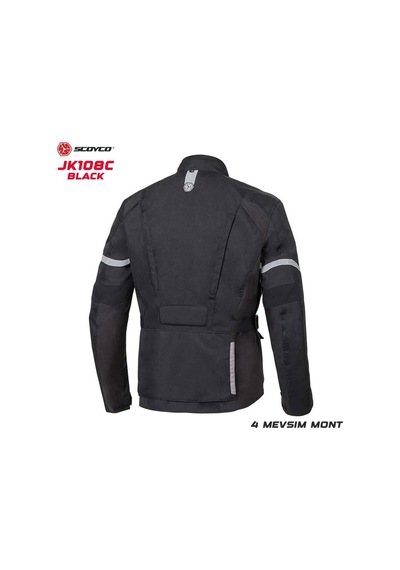Scoyco Jk180c Dört Mevsim Motosiklet Montu Siyah
