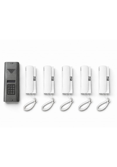 Dijital Şifreli Panel Ve Telefonlu Apartman Konuşma Sistemi 5daire Paket