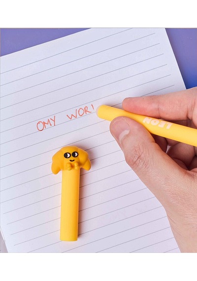 Omy Pen Buddies Silinebilir Kalem - Leon Çok Renkli