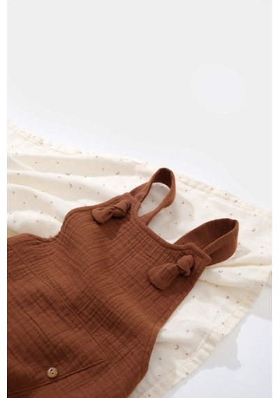BabyCosy Organik Müslin Salopet Tulum 001