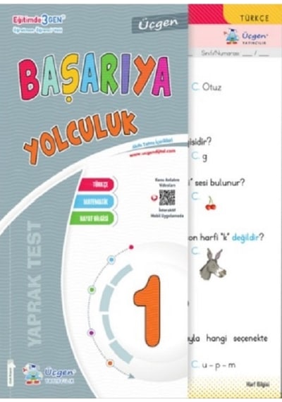 1. Sınıf 2.dönem Türkçe - Matematik Yolcuğu + Başarıya Yolculuk