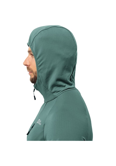 Jack Wolfskin Kolbenberg Hooded Fz Erkek Polar Ceket 4156 Çok Renkli