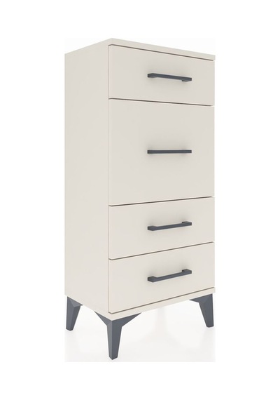 Arges Komodin 4 Çekmeceli 44x30x96 Aytaşı-aytaşı Aytaşı
