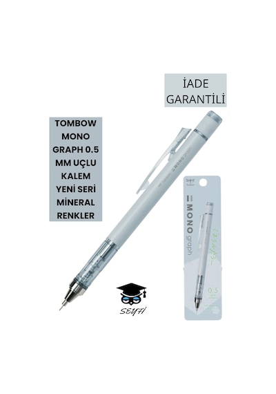 Tombow Mineral Mono Graph 0.5 Mm Uçlu Kalem Yeni Seri Pastel Mineral Renkler 2025 Özel Seri Mavi