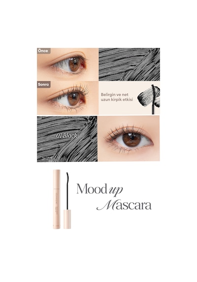 Dasique Mood Up Mascara Long & Curl 01 Black