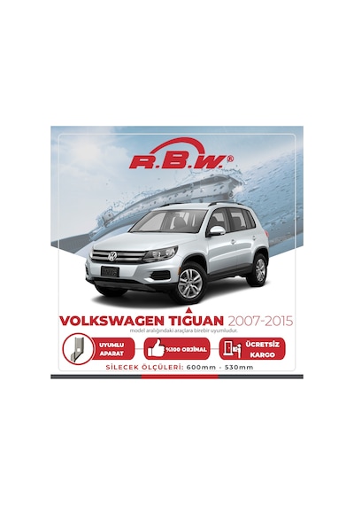 RBW Volkswagen Tiguan 2007 - 2015 Ön Muz Silecek Takım