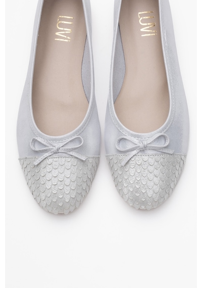 Luvishoes Luvi Shoes 02 Beyaz Simli Hakiki Deri Kadın Babet Ayakkabı Beyaz Luvishoes Luvi Shoes 02 Beyaz Simli Hakiki Deri Kadın Babet Ayakkabı Beyaz