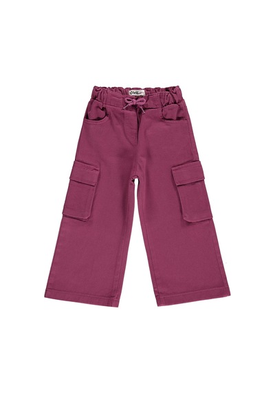 Civil Girls Civil Kız Çocuk Kargo Cepli Pantolon Gabardin Okul Kreş Ve Günlük Kullanım - Lila Mürdüm Civil Girls Civil Kız Çocuk Kargo Cepli Pantolon Gabardin Okul Kreş Ve Günlük Kullanım - Lila Mürdüm