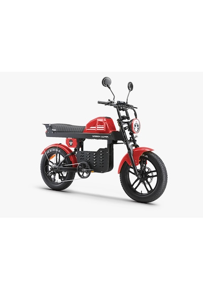Ape Ryder Gibbon Ultra Pro 1000w Elektrikli Bisiklet Kırmızı Ayna ve El gazı