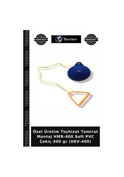 Özel Üretim Teçhizat Tamirat Montaj Hmr-400 Soft Pvc Çekiç 400 Gr Hev-400