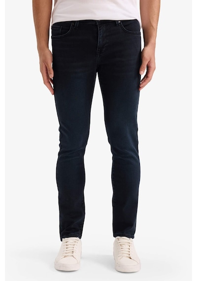 Defacto Pedro Slim Fit Dar Kalıp Normal Bel Dar Paça Jean Pantolon G3229ax25aunm83 İndigo-nm83