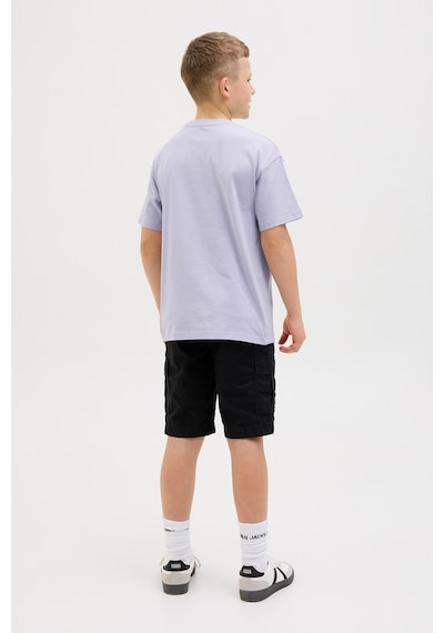 Jack & Jones Jjdetroıt Tee Ss Crew Lila Erkek Çocuk Kısa Kol T-shirt 000000000102257576 Mor