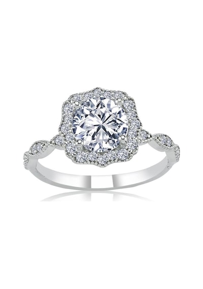 Mia Vento Effective Diamond Elegance Işıltı Tektaş Gümüş Yüzük