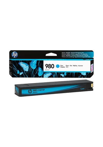 Hp 980 D8J07A Cyan Camgöbeği Mavi Mürekkep Kartuşu