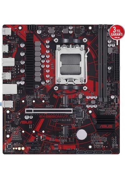 Asus Ex-b650m-v7 Amd Soket Am5 Ddr5 8000mhz Micro-atx Anakart