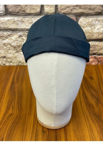 Hamze Docker Hip Hop Snapback Rapper Model Gabardin Şapka Petrol Mavisi