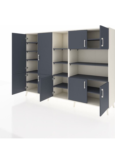 Hyperion Dolap 14 Raflı 9 Kapaklı 220x44x163 Aytaşı-antrasit Aytaşı-antrasit Hyperion Dolap 14 Raflı 9 Kapaklı 220x44x163 Aytaşı-antrasit Aytaşı-antrasit