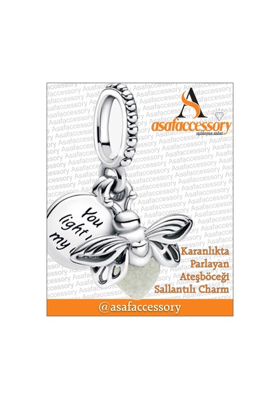Ateş Böceği Charm Asafaccessory Gümüş