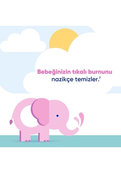 Otribebe Nazal Burun Aspiratörü Yedek Ucu 10'lu Şeffaf