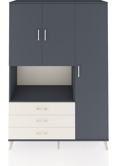 Hyperion Dolap 7 Raflı 3 Çekmeceli 3 Kapaklı 132x44x195 Antrasit-antrasit/aytaşı Antrasıt/aytası Hyperion Dolap 7 Raflı 3 Çekmeceli 3 Kapaklı 132x44x195 Antrasit-antrasit/aytaşı Antrasıt/aytası