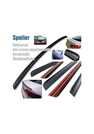 Oto Bagaj Çıtası Spoiler Universal 115 Cm Siyah