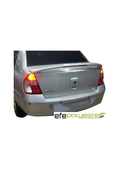 Renault Clıo Symbol 2000-2011 Işıklı Spoyler Spoiler Boyasız