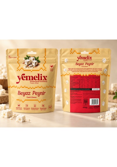 Yemelix Dondurularak Kurutulmuş Çeçil Peyniri 50 G Freeze Dried Çıtır %100 Çeçil Peyniri, Yüksek Proteinli Katkısız Atıştırmalık