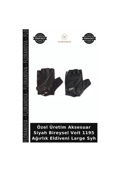 Özel Üretim Aksesuar Siyah Bireysel Voit 1195 Ağırlık Eldiveni Large Syh