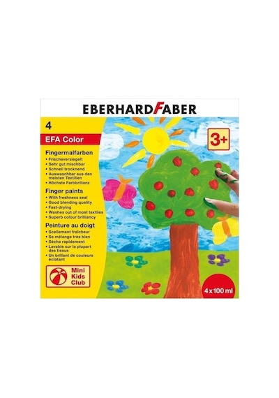 Eberhard Faber Parmak Boyası 4x100 Ml Karışık