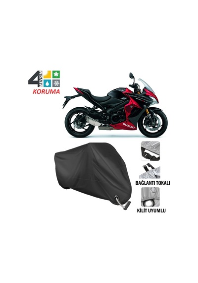 Suzuki Gsx 1000 Fa Motosiklet Brandası ( Kilit Uyumlu - Siyah