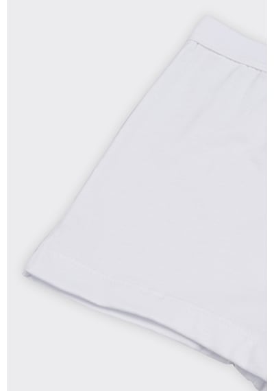 Panço Kız Çocuk Beyaz 3'lü Boxer Set - İç Giyim