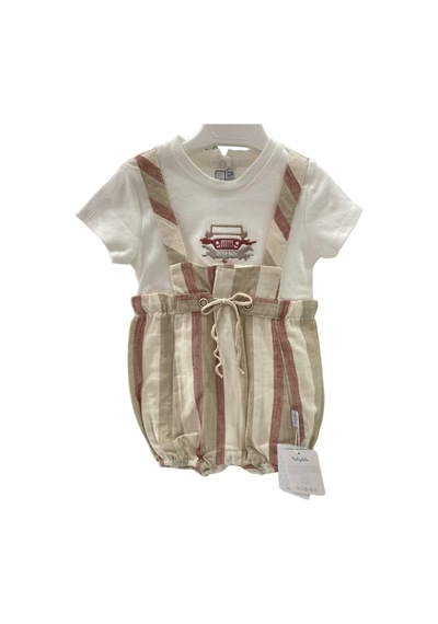 Babydoll Tulum Babydola Kahverengi Çok Renkli