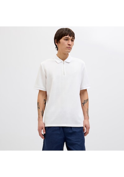 Jack & Jones Austin Erkek Beyaz Polo Tişört 12279177-w Beyaz