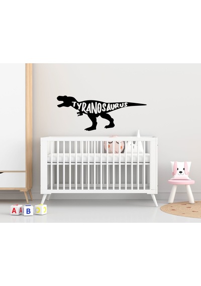 Bk Home Tyrannosaurus Dinozor Tasarımlı Duvar Sticker-1