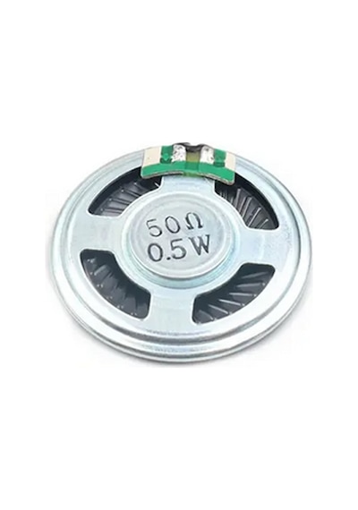 İnce 4cm 50 Ohm 0.5W Hoparlör Yuvarlak Speaker