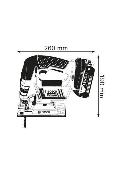 Bosch Professional GST 18V-LI B Akülü Dekupaj Testere (Akü ve Şarj Cihazı Dahil Değil) - 06015A6100