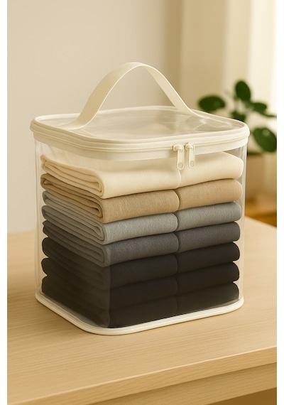 5'li Set Mini Hurç 30x30x30cm Çekmece & Dolap İçi Düzenleyici Diğer