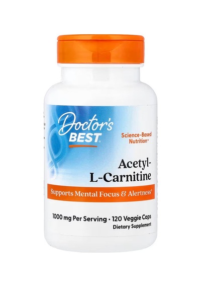 Doctor's Best Acetyl-l-carnitine Hcl 1000 Mg 120 Veggie Caps Diğer