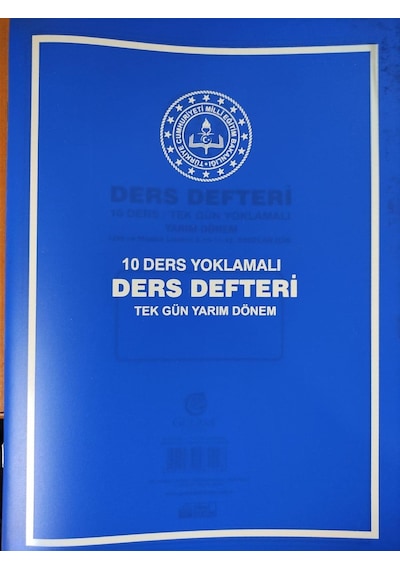 Ders Defteri 10 Ders Yoklamalı Tek Gün Yarım Dönem - Gülpaş Yayın