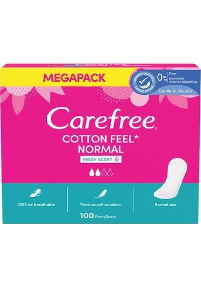 Carefree Carefree Cotton Feel Normal Parfümlü Günlük Ped 100 adet