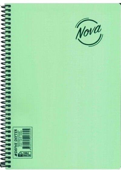 Defne Nova 72 Yaprak Kareli Defter Orta Boy Spiralli 1 Adet Defne Nova 72 Yaprak Kareli Defter Orta Boy Spiralli 1 Adet