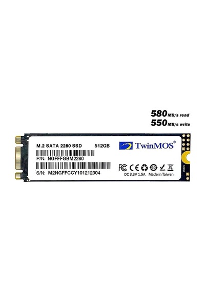 Twinmos 512gb Ngfffgbm2280 M.2 2280 Sata3 Ssd 580mb-550mb-s 3dnand Ssd Disk