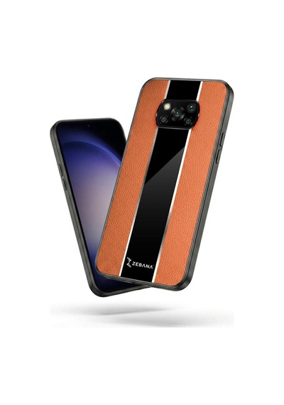 Xiaomi Poco X3 Pro Uyumlu Kılıf Premium Deri Kılıf Kahverengi