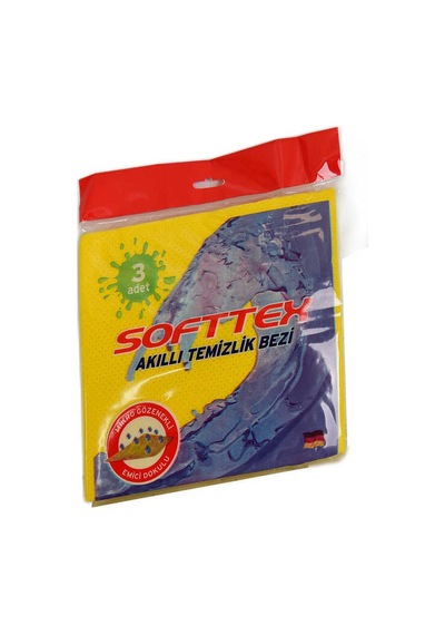 Akıllı Temizlik Bezi Mikro Gözenekli Emici Doku Karışık Renkli 3 Adet Diğer