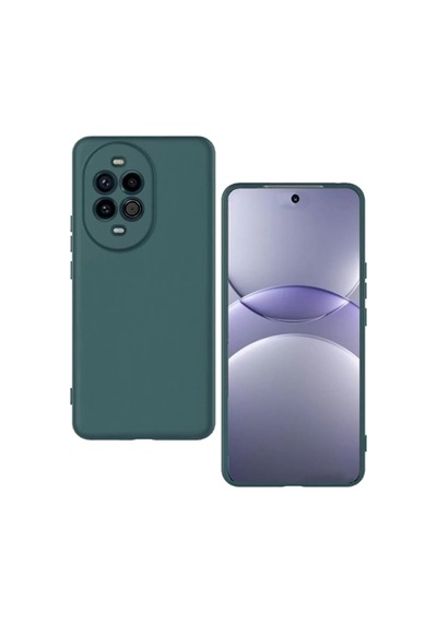 Adige Huawei Nova 14 Kılıf Lansman İçi Kadife Silikon Yeşil