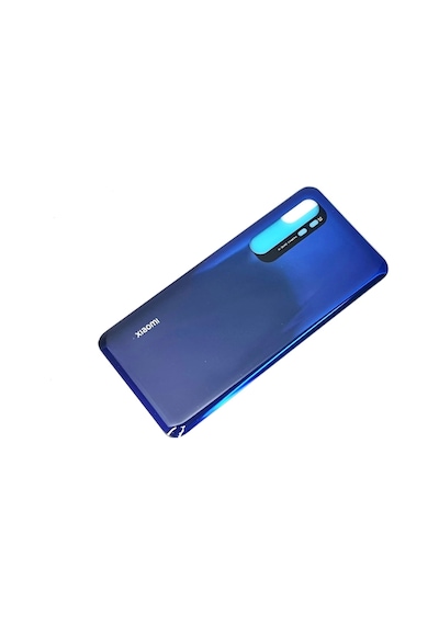 Mi Note 10 Lite Arka Kapak Batarya Pil Kapağı Cam Mavi