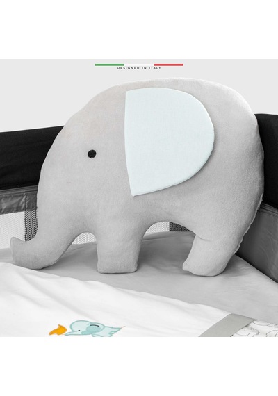 Elelelife Elephant 6 Parça Oyun Parkı Park Yatak Bebek Uyku Seti Beyaz