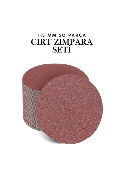 42 Adet Cırt Zımpara Kağıdı Seti 115 Mm - Karma Paket Avuç Taşlama Spiral Uyumlu - Hobici Zımpara Seti