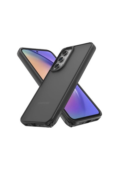Durukar Samsung Galaxy Uyumlu A05s Kılıf Elegant Kapak - Siyah