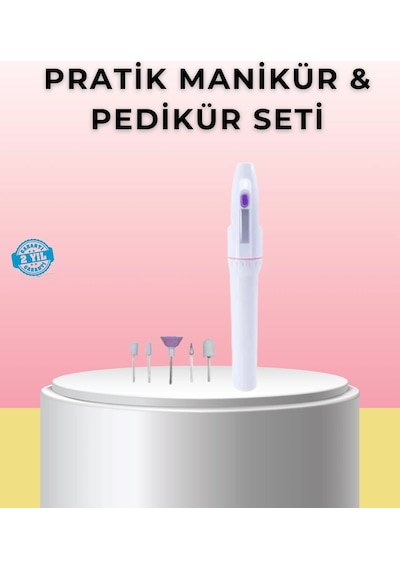 Profesyonel Elektrikli Tırnak Bakım Matkap Seti - Düşük Gürültü Ve Taşınabilir Tasarım